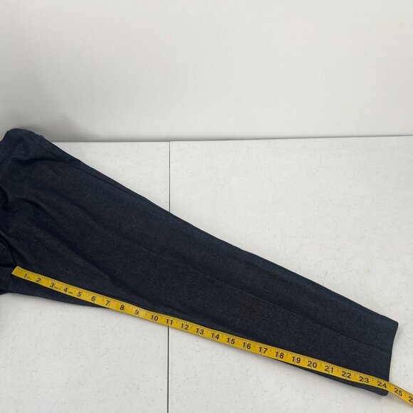 Talbots Womens Essex Ankle Pants 10P Cotton Blend Dark Wash Denim Look Slim Fit - Picture 8 of 9